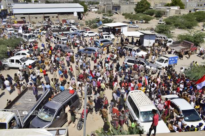 أبين.. إستقبال جماهيري حاشد لنادي فحمان بطل الدوري اليمني