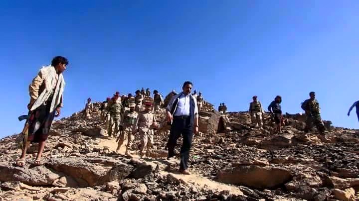 محافظ شبوة يقود جبهات القتال ضد الحوثيين