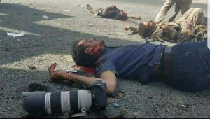وفاة مصور قناة "بلقيس" بعد إصابته بصاروخ حوثي في البيضاء