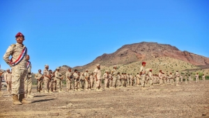 محور أبين ينظم عرضا عسكريا بمناسبة عيد الوحدة 22 مايو