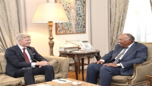 خلال لقاء غروندبرغ.. وزير الخارجية المصري يؤكد دعم الجهود لإنهاء الحرب والحفاظ على وحدة اليمن