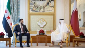 الرئيس السوري وأمير قطر يبحثان الأوضاع الإقليمية والدولية