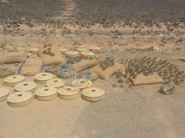 مأرب : لغم أرضي زرعته مليشيات الحوثي وصالح بإحدى المزارع يجرح 4 من أسرة واحدة