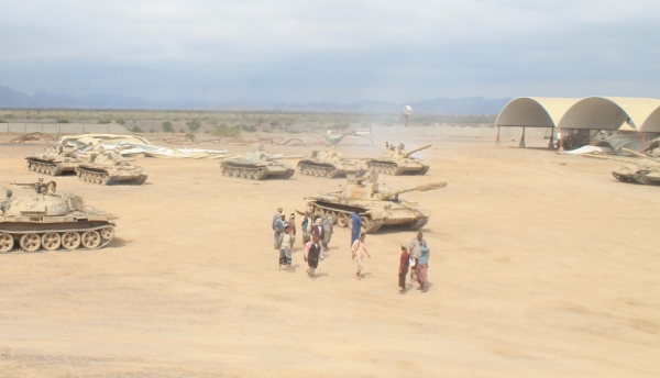 لحج.. تسليم قاعدة العند العسكرية لقوات 