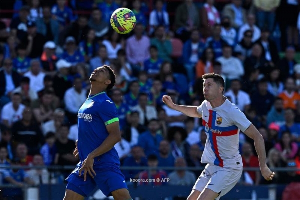 برشلونة يواصل نزيف النقاط بالتعادل ضد خيتافي