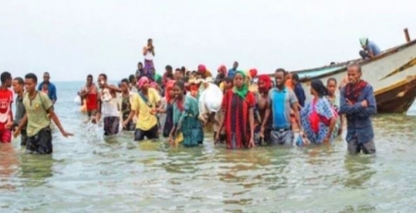 وصول 70 مهاجرا أفريقيا إلى سواحل شبوة