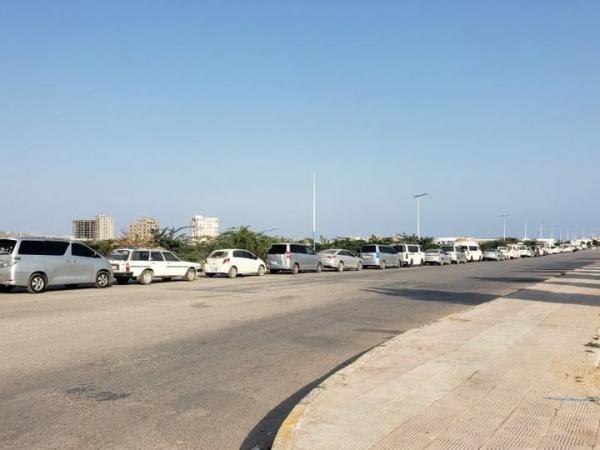 أزمة وقود خانقة في مديريات وادي وصحراء حضرموت