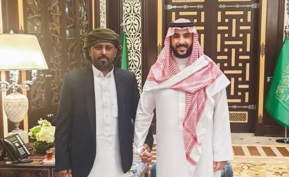 بن حبريش يبحث مع بن سلمان الأوضاع في محافظة حضرموت