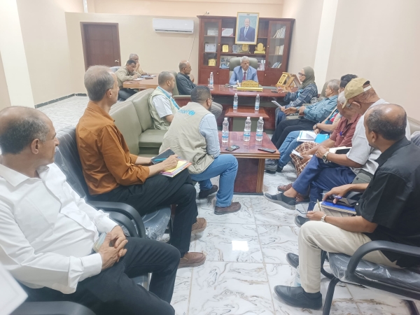 المحافظ أحمد تركي يطالب بزيادة مشاريع وأنشطة اليونيسيف في لحج