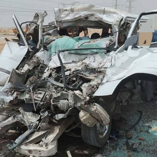 إصابة خمسة أشخاص من أسرة يمنية بحادث مروع في مصر