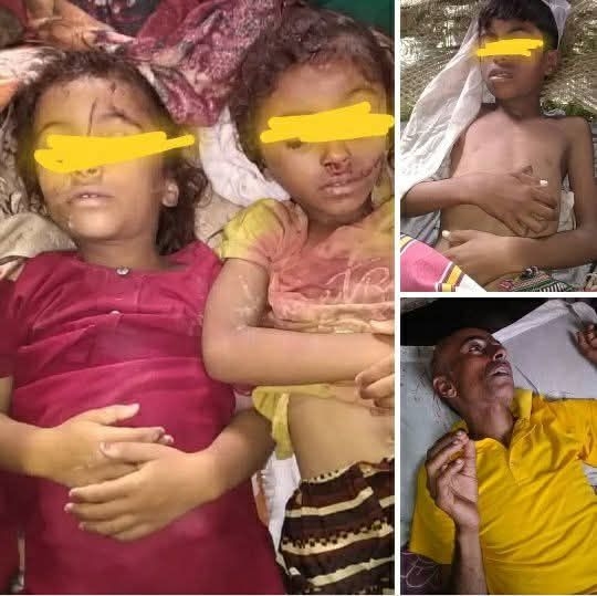 وفاة ثلاثة أطفال نتيجة إنهيار منزل جراء الأمطار في حجة