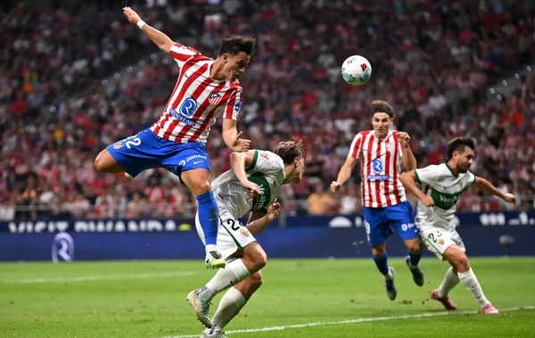 أتلتيكو مدريد يتعادل مع ضيفه إلتشي بهدف لكل منهما في الدوري الإسباني