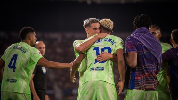 برشلونة يقلب الطاولة على ليفانتي بالدوري الإسباني