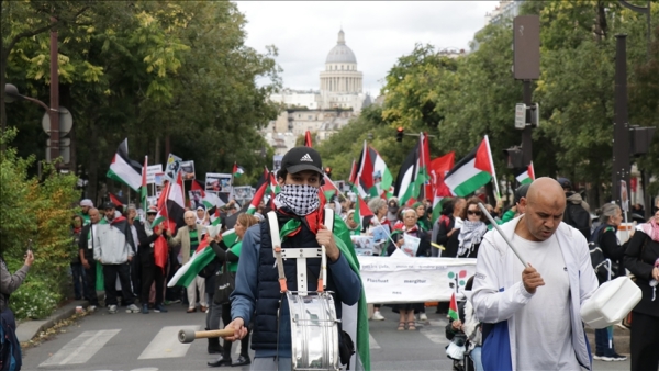 باريس.. مظاهرة منددة بالإبادة الجماعية في غزة