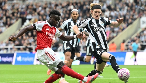 أرسنال ينتزع فوزا قاتلا من معقل نيوكاسل