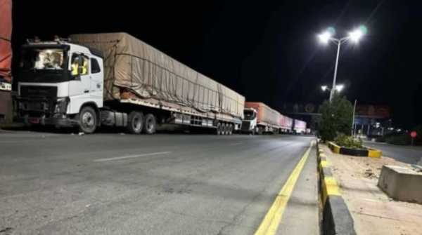 حضرموت.. احتجاجات لسائقي الشاحنات التجارية في سيئون تنديدا بالجبايات غير القانونية