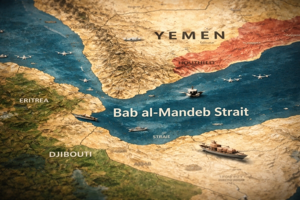 التليجراف: باب المندب يتحول إلى مواجهة مع الحوثيين في اليمن ويضع أمريكا أمام اختبار معقد