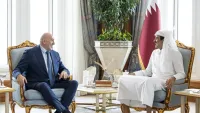 أمير قطر يبحث مع وزير دفاع إيطاليا تعزيز التعاون الدفاعي والعسكري
